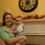 Yellow walls! Plus a little fall touch to the mantle :)