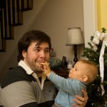 Here Daddy, try this! Here Daddy, try this!