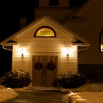 The church, all ready for the Christmas Eve candlelight service. The church, all ready for the Christmas Eve candlelight service.