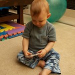Enjoying his plunder. Enjoying his plunder.